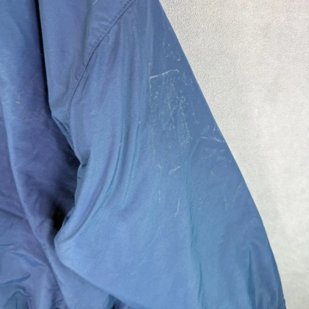 Vintage SPORTS MASTER Mens‎ Jacket 2XL Blue 80s USA Made Fleece Lined Polartec